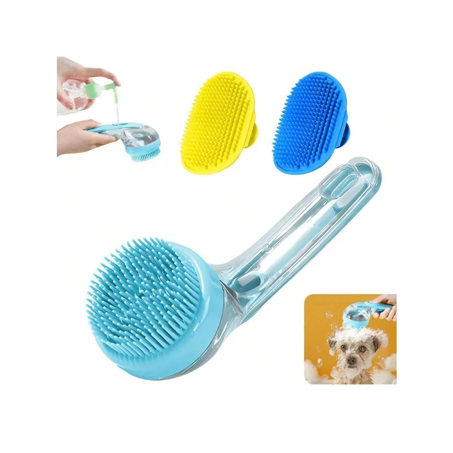 【New style】3Pcs Dog Bath Brush, Dog Scrubber For Bath, Dog Shampoo Brush Bubble Maker, Dog Paw Washer, Dog Grooming Massage Bru
【New style】3Pcs Dog Bath Brush, Dog Scrubber For Bath, Dog Shampoo Brush Bubble Maker, Dog Paw Washer, Dog Grooming Massage Bru