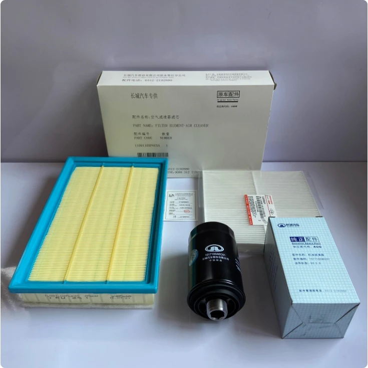 Original Air Filter Air Conditioner Filter Oil Filter for GWM Great Wall Wingle 7 Fuel Gasoline Version 2019 2020 2021 Car
Original Air Filter Air Conditioner Filter Oil Filter for GWM Great Wall Wingle 7 Fuel Gasoline Version 2019 2020 2021 Car