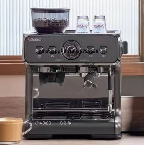 Commercial Semi-automatic Multifunctional Grinding and Extraction Coffee Machine Black Model Espresso Machine with Milk Frother
Commercial Semi-automatic Multifunctional Grinding and Extraction Coffee Machine Black Model Espresso Machine with Milk Frother