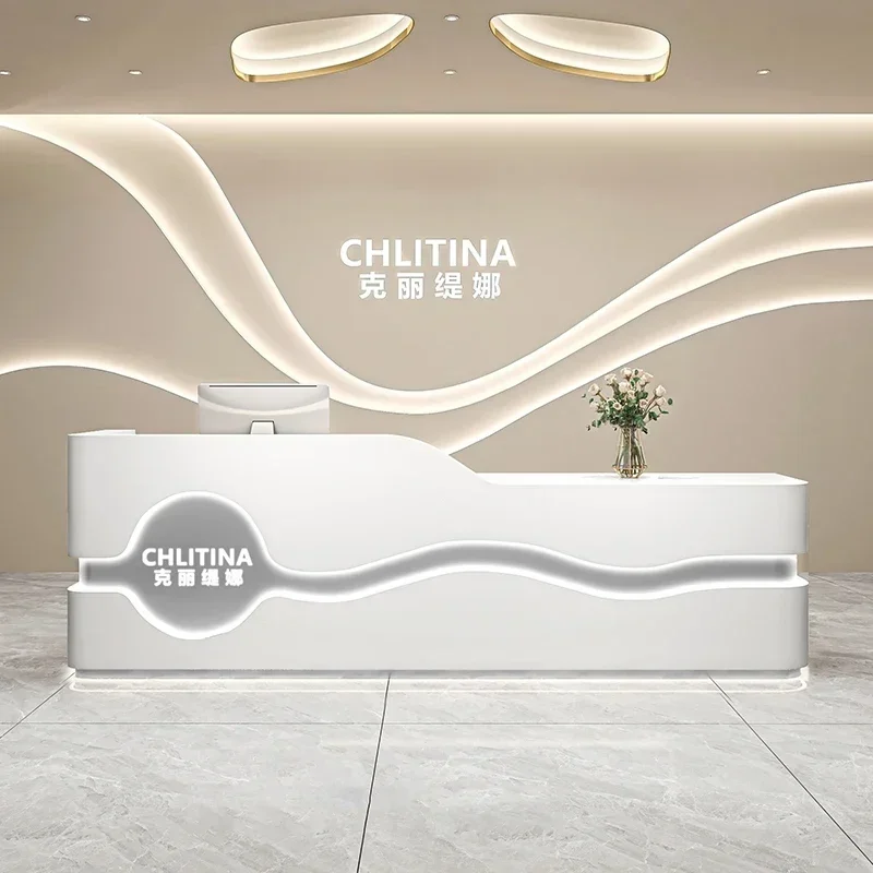 Reception Desk Office Table Beauty Salon Bar Baking Paint Clothing Store Dance Front Desk Clinic Medical Beauty Reception Salon
Reception Desk Office Table Beauty Salon Bar Baking Paint Clothing Store Dance Front Desk Clinic Medical Beauty Reception Salon