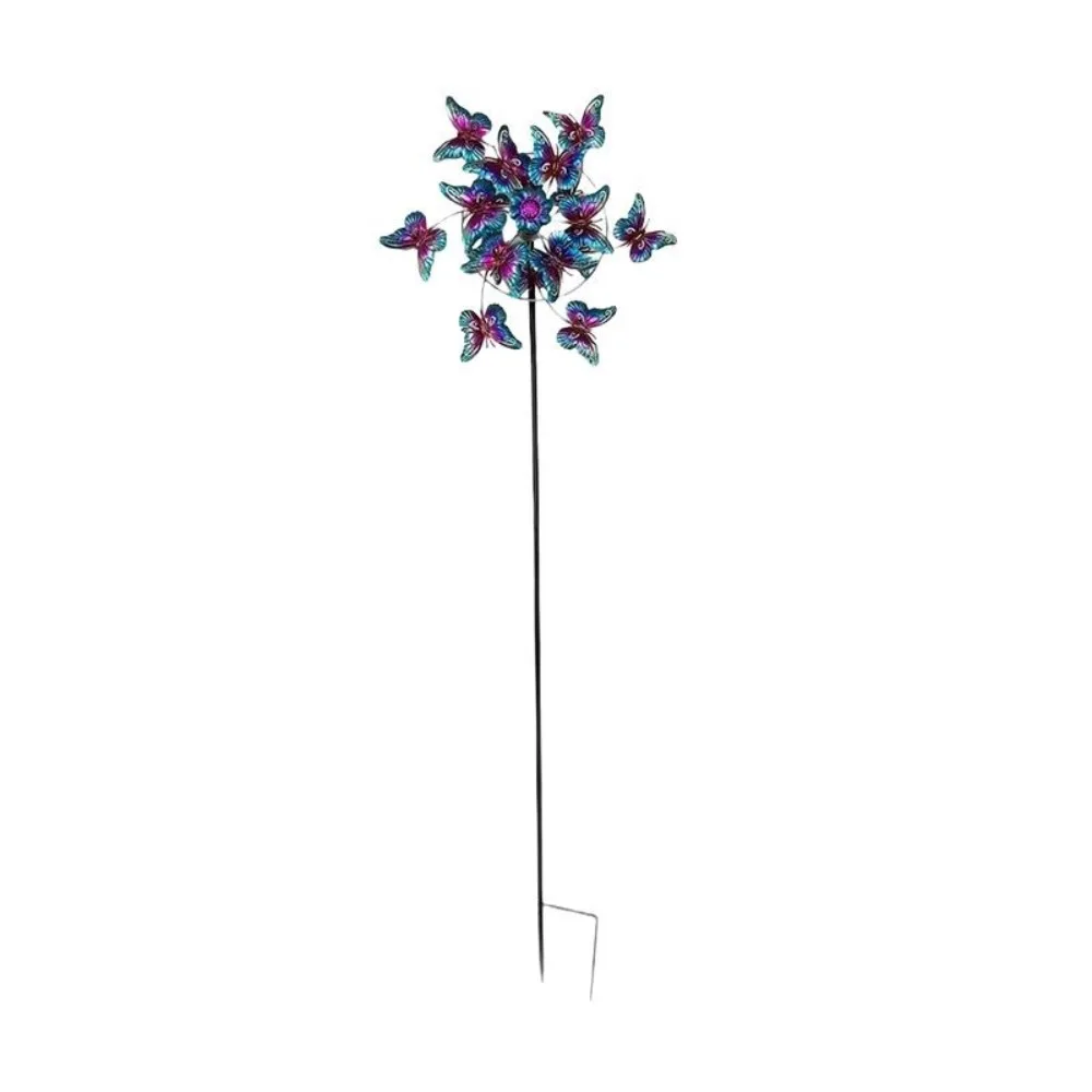 Crafts Rotating Butterfly Wind Spinner Iron Art Creative Metal Windmill Durable Removable Gardening Plug Pinwheel Patio
Crafts Rotating Butterfly Wind Spinner Iron Art Creative Metal Windmill Durable Removable Gardening Plug Pinwheel Patio