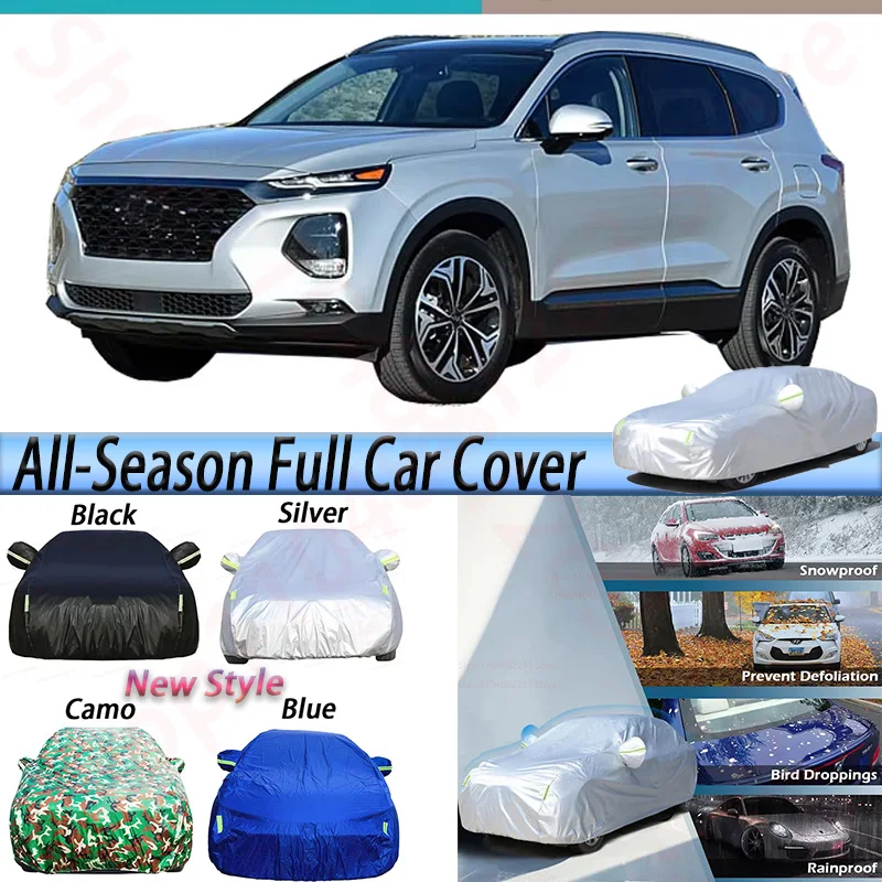 SUV All-season Car Cover Outdoor Anti-UV Rain Sun Snow Scratch Prevent Windproof Car Cover For Hyundai Santa Fe 2000-2026
SUV All-season Car Cover Outdoor Anti-UV Rain Sun Snow Scratch Prevent Windproof Car Cover For Hyundai Santa Fe 2000-2026
