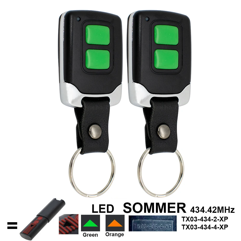 1/2pcs SOMMER TX03-434-4-XP Handsender 434.42MHz SOMMER TX03 434 4 XP Garage Door Remote Control Opener
1/2pcs SOMMER TX03-434-4-XP Handsender 434.42MHz SOMMER TX03 434 4 XP Garage Door Remote Control Opener