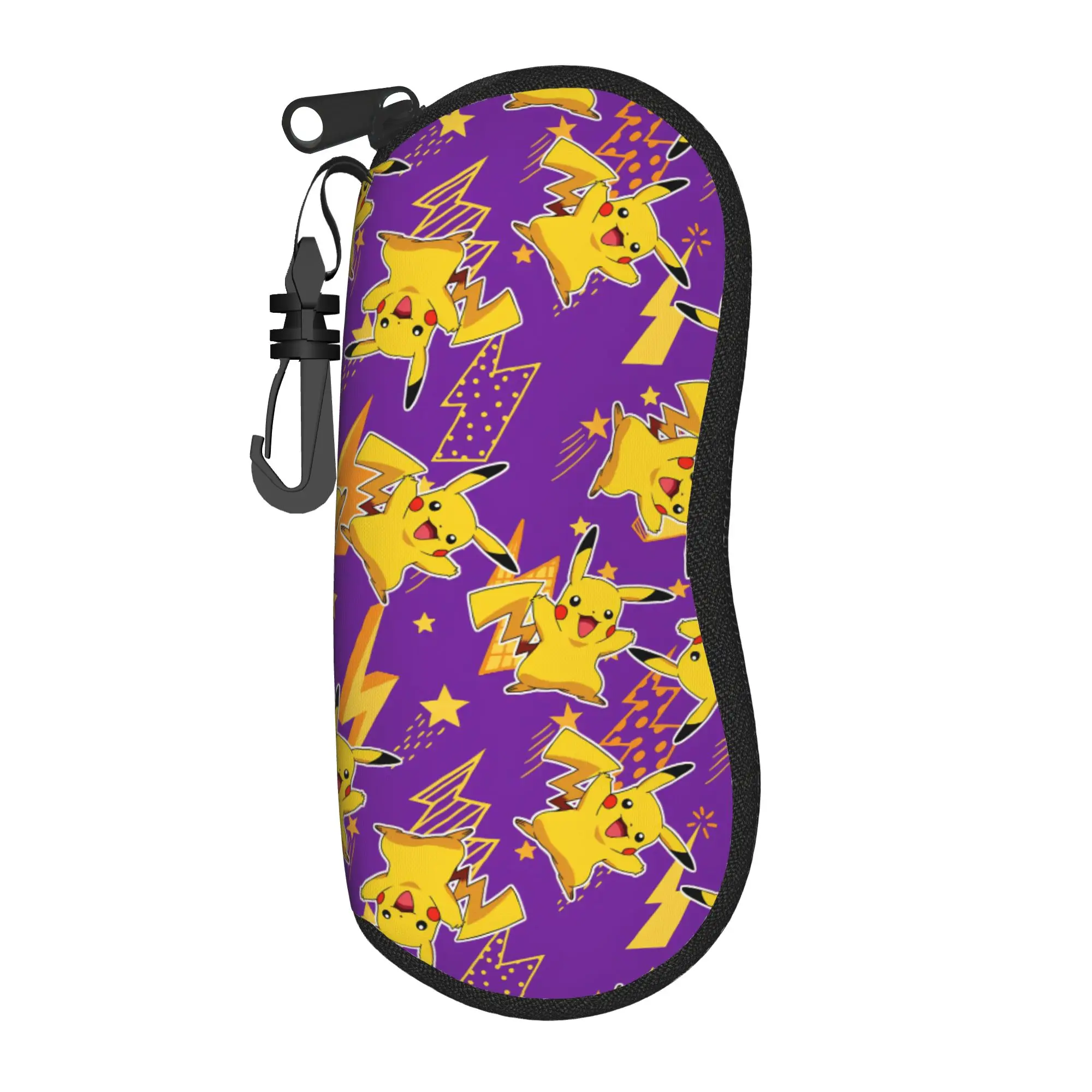 Cute Pikachu Glasses Case Unisex Fashion Zipper Pokemoned Eyewear Protector Office Sunglasses Box
Cute Pikachu Glasses Case Unisex Fashion Zipper Pokemoned Eyewear Protector Office Sunglasses Box