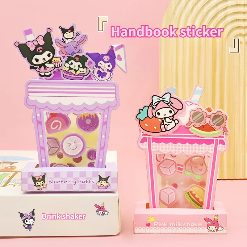 Sanrio аниме Kuromi Melody Cinnamoroll наклейки на ручную учетную запись «сделай сам» без резки требуются детские развивающие игрушки периферийные устройства
Sanrio аниме Kuromi Melody Cinnamoroll наклейки на ручную учетную запись «сделай сам» без резки требуются детские развивающие игрушки периферийные устройства