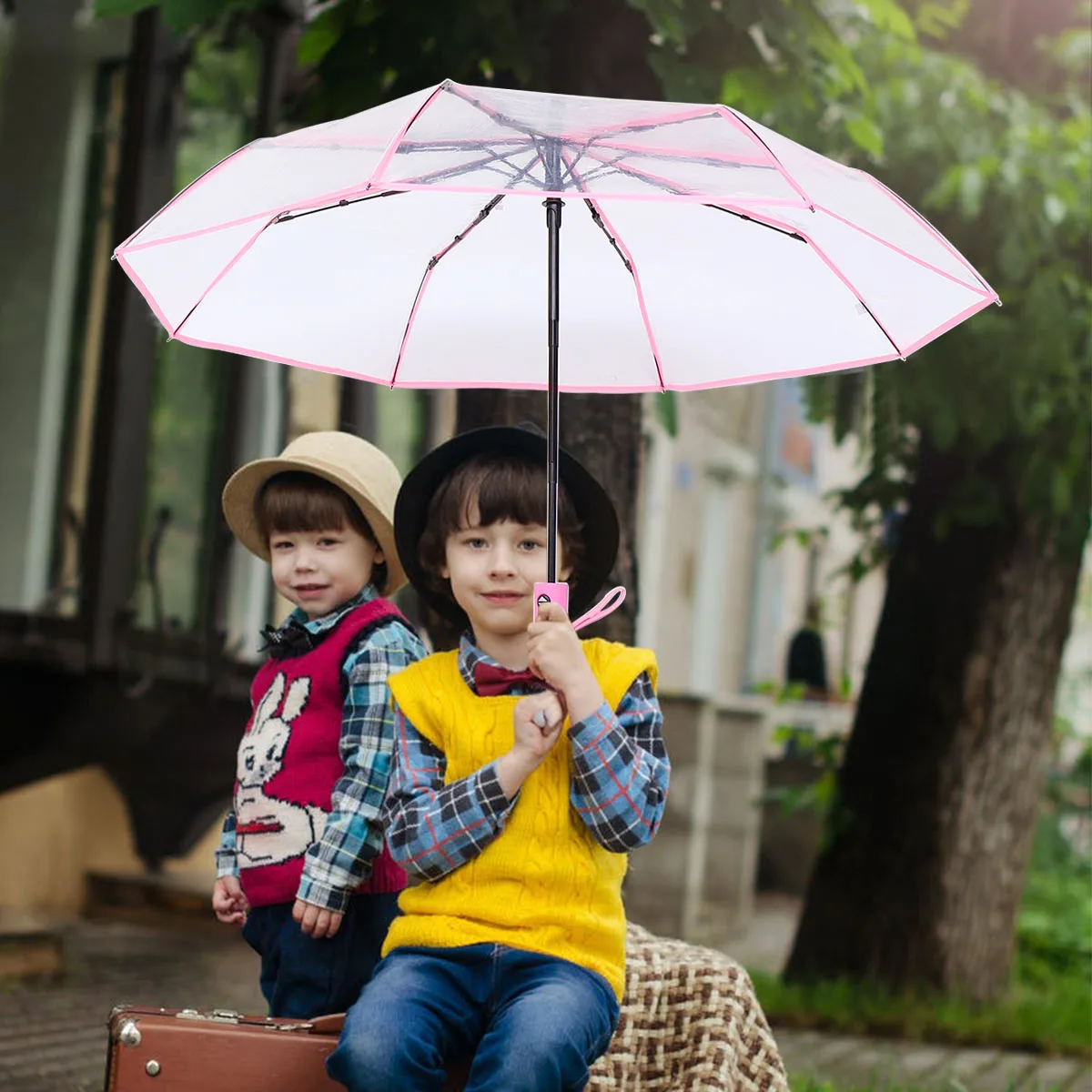 Folding Umbrella Faltbarer Regenschirm Transparente Outdoor Transparenter Umbrellas Automatik Sturmfester Pocket Hochzeit
Folding Umbrella Faltbarer Regenschirm Transparente Outdoor Transparenter Umbrellas Automatik Sturmfester Pocket Hochzeit