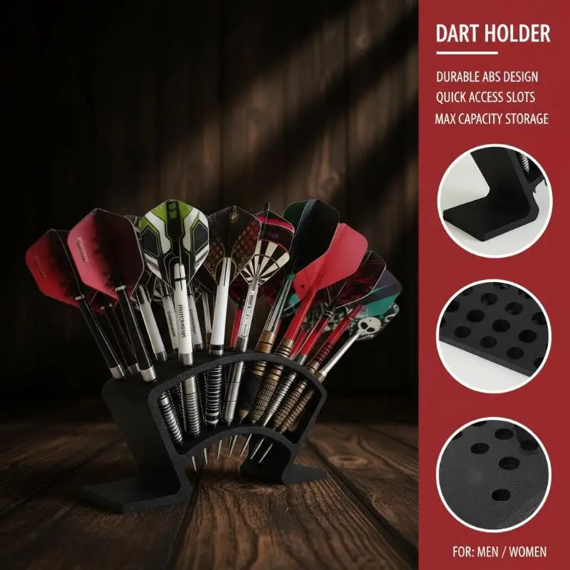 1 Pcs Large Dart Cabinet With 27 Dart Slot Storage Darts Accessory For Players And Collectors 27-Slot Dart Board Holder
1 Pcs Large Dart Cabinet With 27 Dart Slot Storage Darts Accessory For Players And Collectors 27-Slot Dart Board Holder