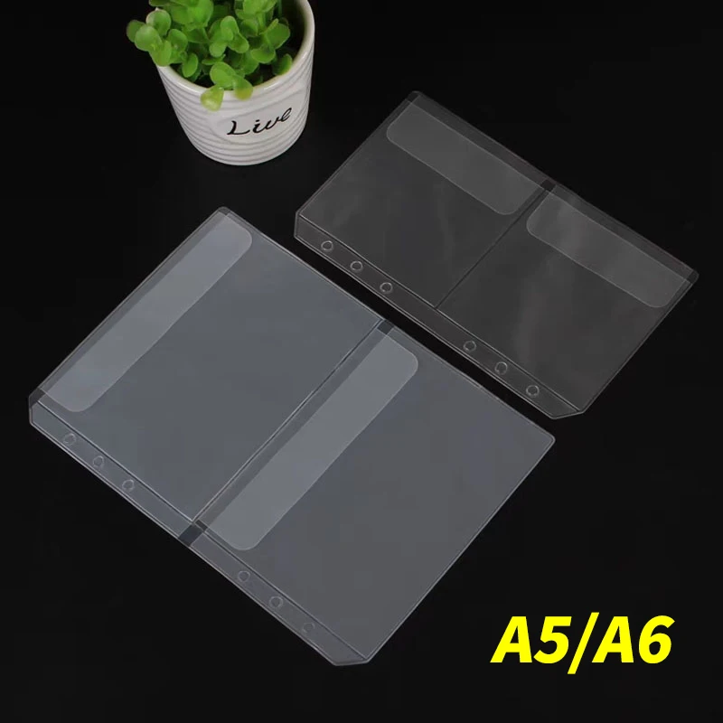 6pcs/Set A5 A6 6 Hole Transparent Storage Cards Holder Bag Accessories PVC For Binder Ring Notebook Loose Leaf Filing Envelopes
6pcs/Set A5 A6 6 Hole Transparent Storage Cards Holder Bag Accessories PVC For Binder Ring Notebook Loose Leaf Filing Envelopes