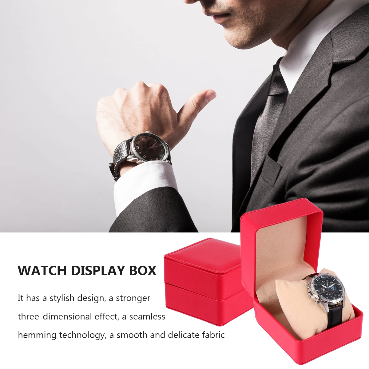 Watch Display Box Wristwatch Storage ganizer Case PU Holder Jewelry Box for Men Gifts Accessories Display
Watch Display Box Wristwatch Storage ganizer Case PU Holder Jewelry Box for Men Gifts Accessories Display