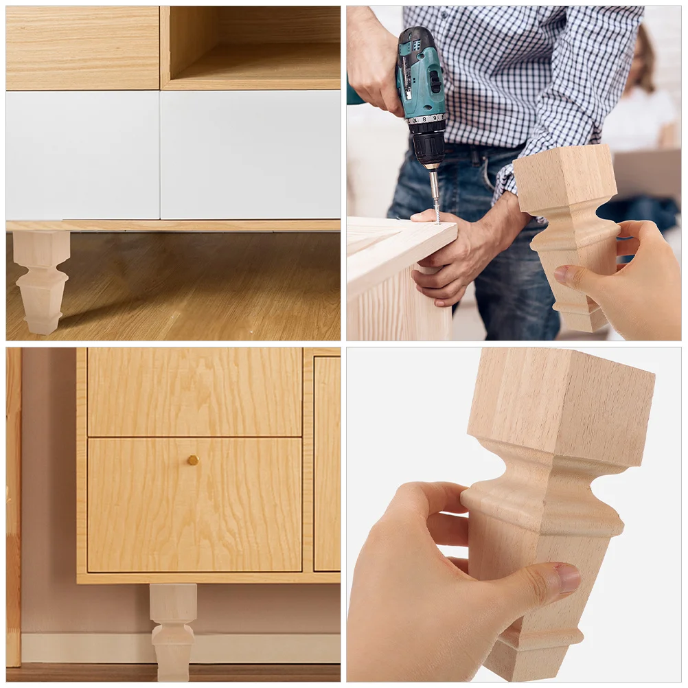 2Pcs Solid Wood Table Legs Minimalist Design Sturdy Support for Cabinets Dressers Couches Versatile Use Furniture Feet Wood
2Pcs Solid Wood Table Legs Minimalist Design Sturdy Support for Cabinets Dressers Couches Versatile Use Furniture Feet Wood
