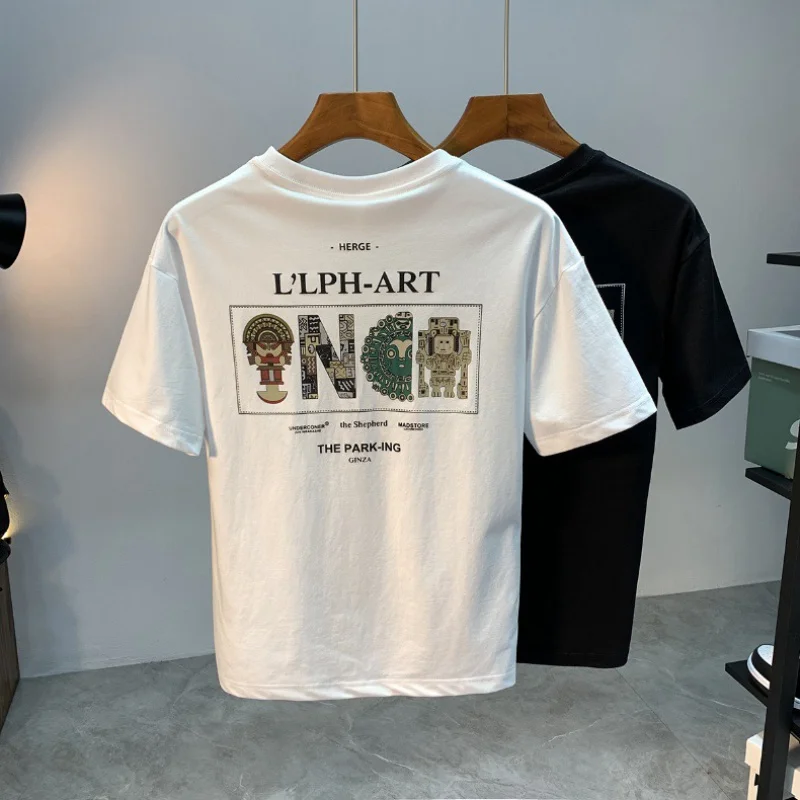 Light luxury short sleevett-shirt men's Japanese fashion brand fashion casual loose slim-fit cartoon printed half sleeve top
Light luxury short sleevett-shirt men's Japanese fashion brand fashion casual loose slim-fit cartoon printed half sleeve top