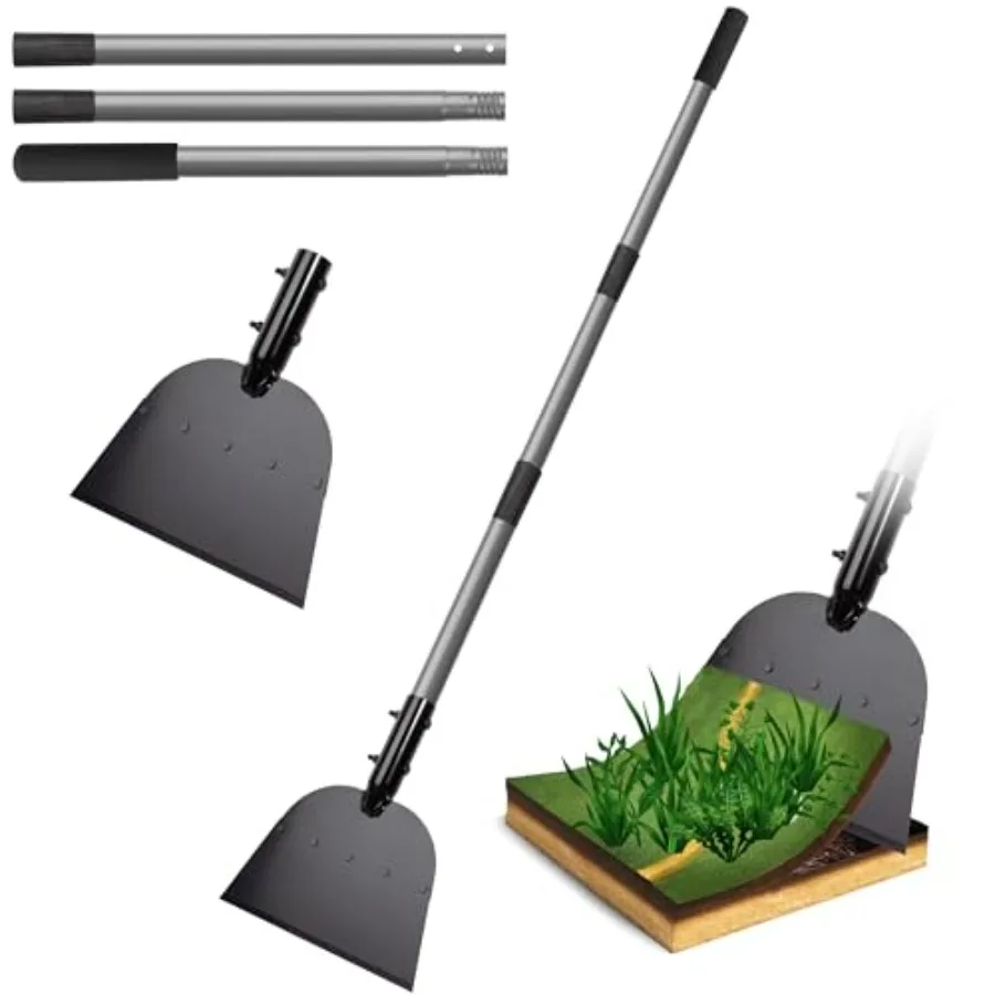 Flat Shovel, Heavy Duty Floor Scraper Long Handle for Weeding, Moss Removal, Lawn Edging and Outdoor Cleaning, Metal Garden Cle
Flat Shovel, Heavy Duty Floor Scraper Long Handle for Weeding, Moss Removal, Lawn Edging and Outdoor Cleaning, Metal Garden Cle
