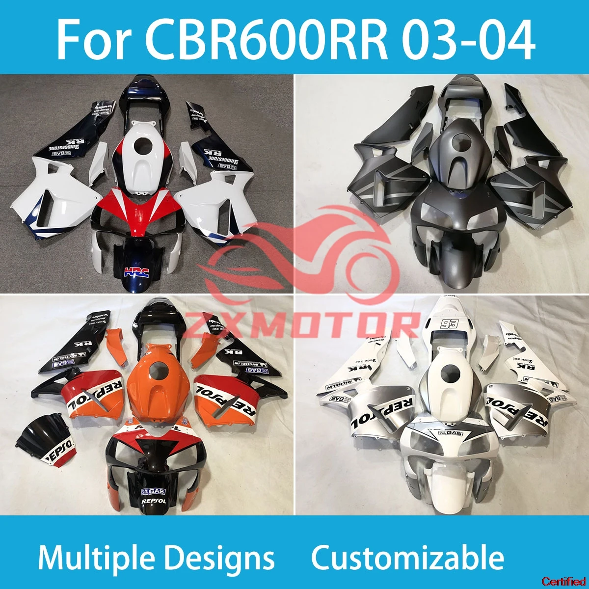 Complete For Honda CBR600RR 2003 2004 Rebuild Fairing Set Panel Kit CBR600RR 03 04 ABS Motorcycle Parts Fairings
Complete For Honda CBR600RR 2003 2004 Rebuild Fairing Set Panel Kit CBR600RR 03 04 ABS Motorcycle Parts Fairings