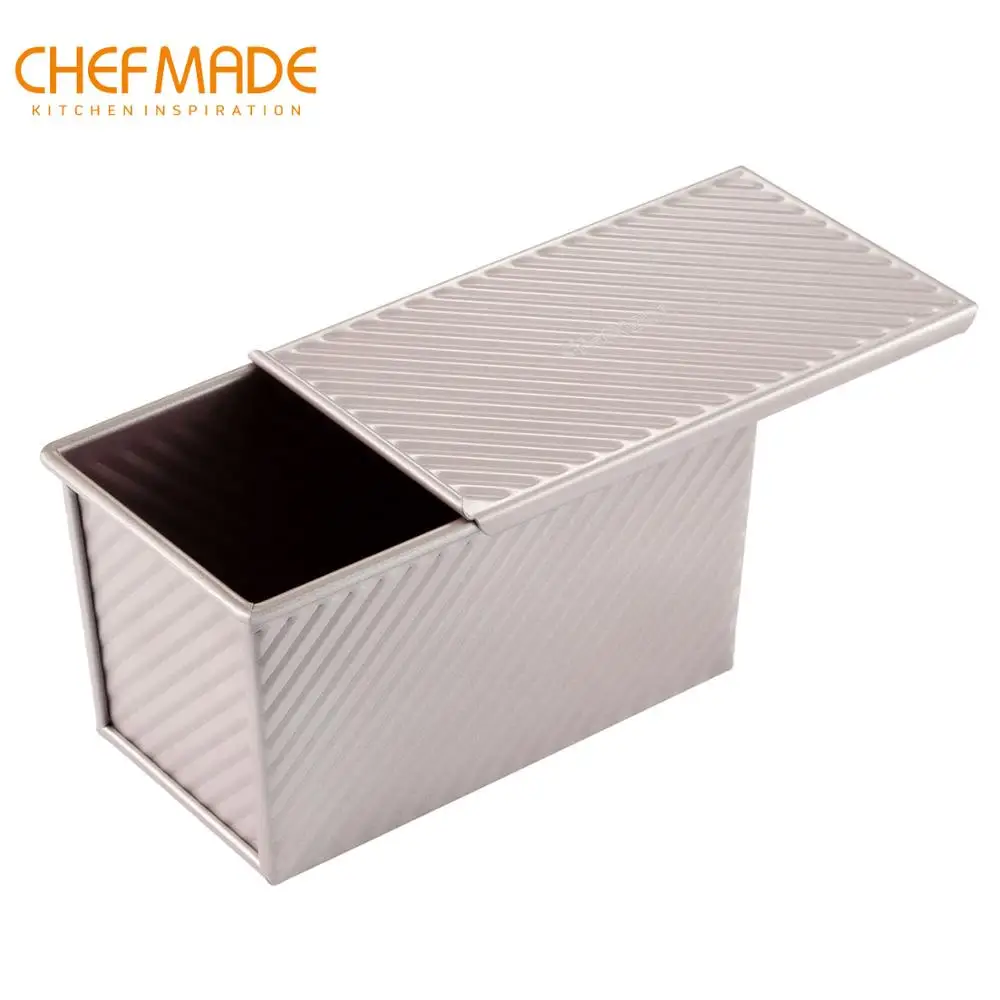 CHEFMADE Pullman сковорода с губами, объем теста 0.99Lb антипригарная прямоугольная полоса тостов коробка
CHEFMADE Pullman сковорода с губами, объем теста 0.99Lb антипригарная прямоугольная полоса тостов коробка