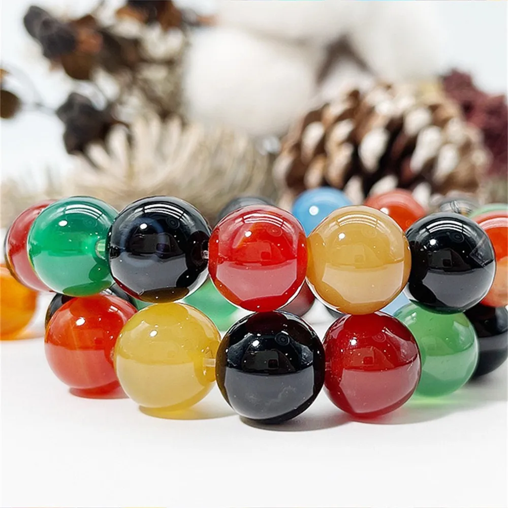 Natural Stone Multicolour Agate Beads for Jewelry Making DIY Women's Earrings Bracelet Keychain Onyx Material 6-12MM Wholesale
Natural Stone Multicolour Agate Beads for Jewelry Making DIY Women's Earrings Bracelet Keychain Onyx Material 6-12MM Wholesale