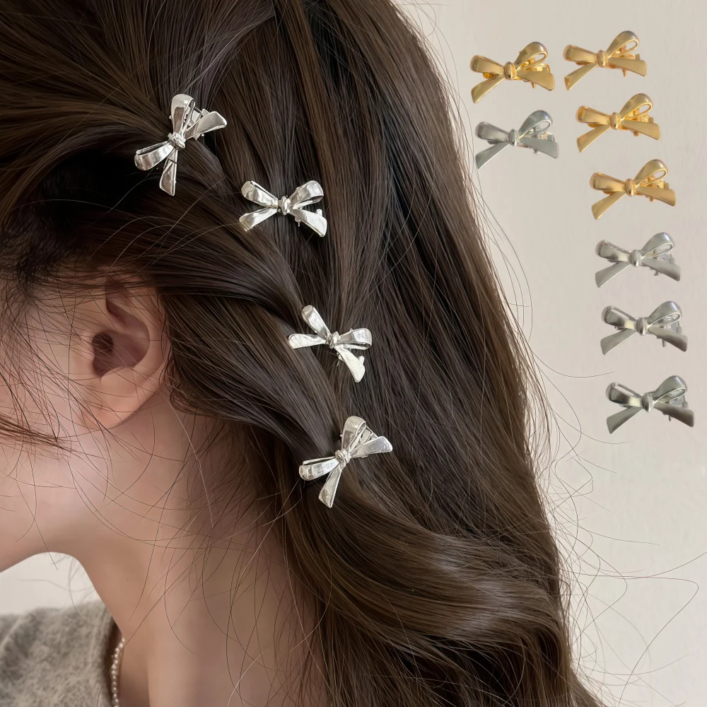 4/6pcs Mini Bow Hair Clips Set Metal Bowknot Hair Barrettes Cute Small Hair Pins for Women Hair Accessories for Braid Bangs Gift
4/6pcs Mini Bow Hair Clips Set Metal Bowknot Hair Barrettes Cute Small Hair Pins for Women Hair Accessories for Braid Bangs Gift