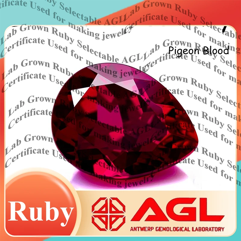 S-Lab Cultivated Ruby Pigeon Blood Red Pear Cutting Pendant Beads DIY Jewelry Optional Certificate Preferred for Daily Wear
S-Lab Cultivated Ruby Pigeon Blood Red Pear Cutting Pendant Beads DIY Jewelry Optional Certificate Preferred for Daily Wear