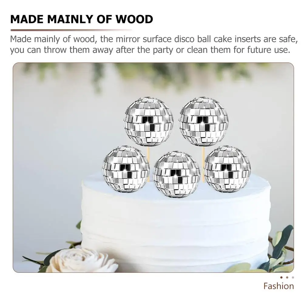 12 Pcs Silver Mirror Picks Disco Party Decorations Cupcake Toppers Wedding Birthday Cake Insert Lightweight Safe Portable
12 Pcs Silver Mirror Picks Disco Party Decorations Cupcake Toppers Wedding Birthday Cake Insert Lightweight Safe Portable