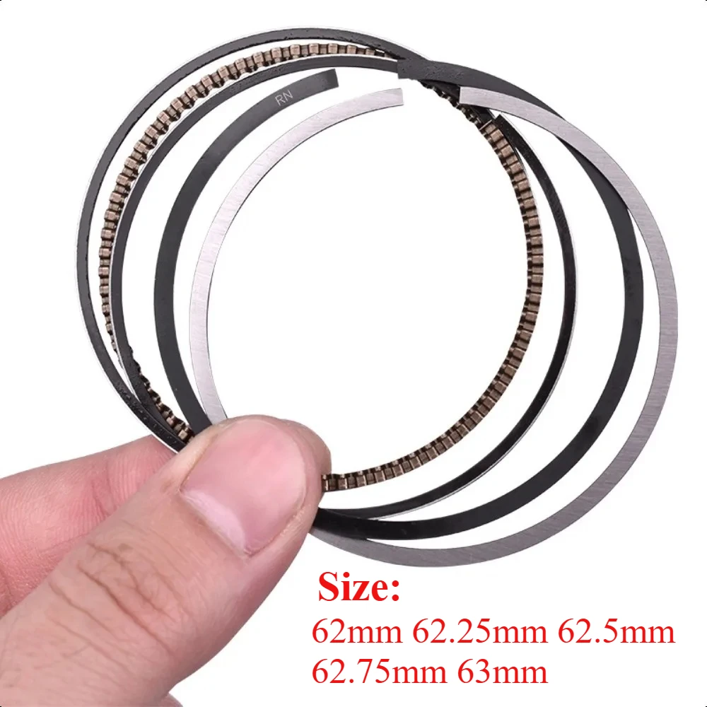 62mm 62.25mm 62.5mm 62.75mm 63mm Piston Rings for Kawasiki Ninja250R Z250 Ninja300R Versys-X 300 ABS X 250 KLE KLE300 Z300 ABS
62mm 62.25mm 62.5mm 62.75mm 63mm Piston Rings for Kawasiki Ninja250R Z250 Ninja300R Versys-X 300 ABS X 250 KLE KLE300 Z300 ABS
