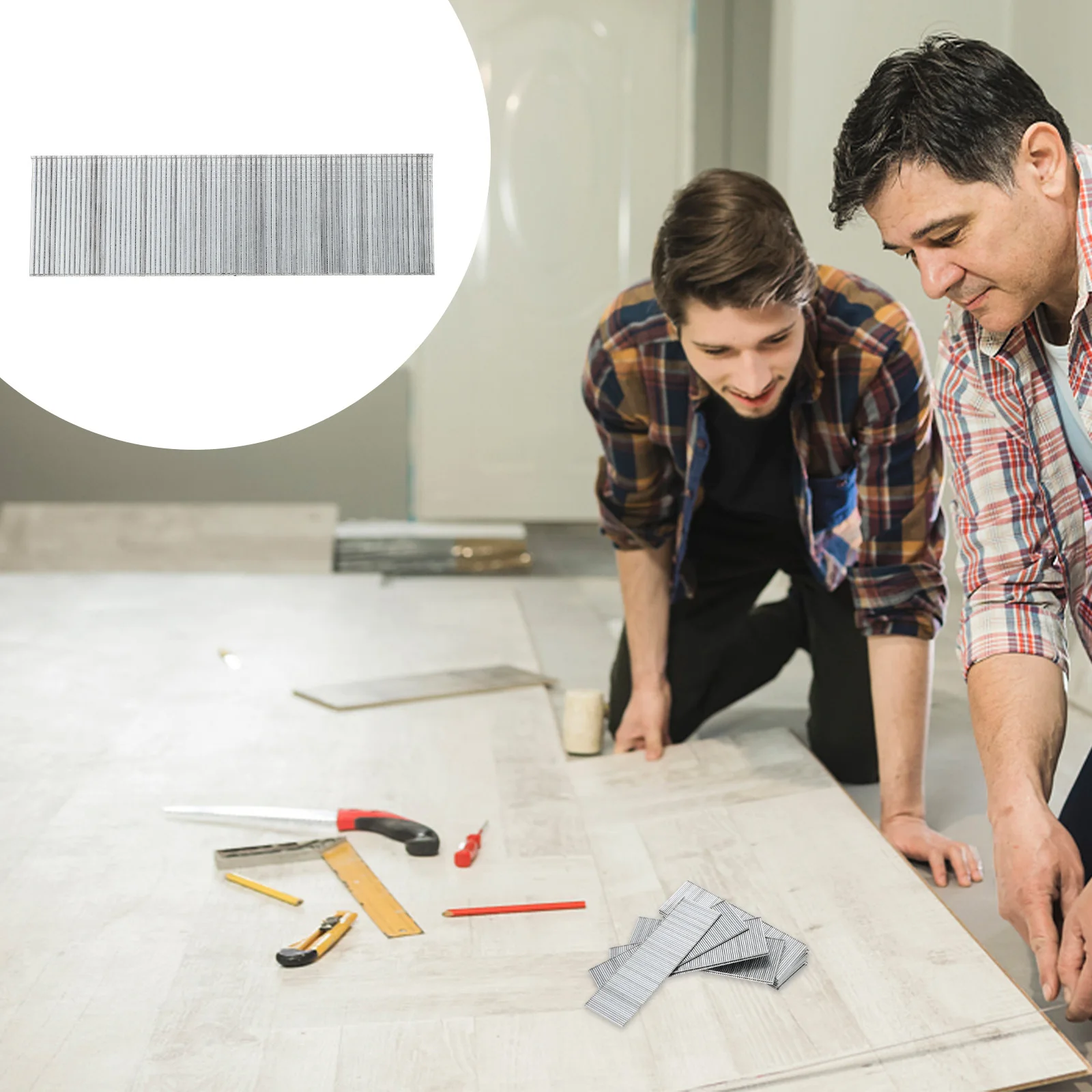 1600Pcs Nails Straight Heavy Duty Galvanized Nails Pin for Nailer Replacement Furniture Decoration Straight Nail 
1600Pcs Nails Straight Heavy Duty Galvanized Nails Pin for Nailer Replacement Furniture Decoration Straight Nail