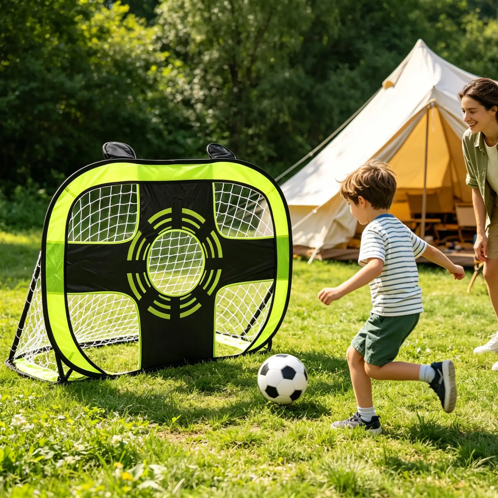 Kids Soccer Net Portable Practice Accuracy Training Target Soccer Goal Net Set For Football Goalie Sports Game Backyard Outdoor
Kids Soccer Net Portable Practice Accuracy Training Target Soccer Goal Net Set For Football Goalie Sports Game Backyard Outdoor