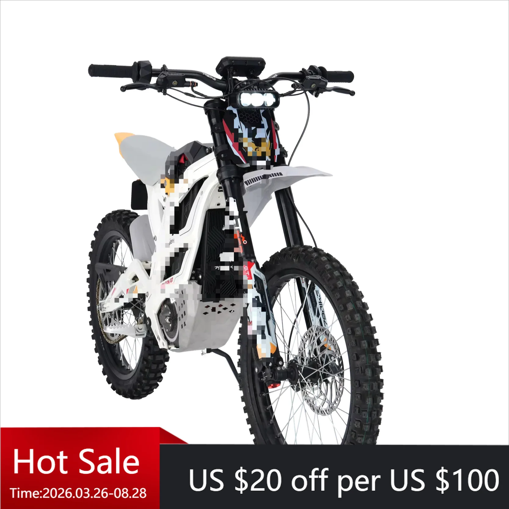 Tc2025 High Power Falcon GT 16.8kW 95km/h Electric Off-Road Motorcycle 72V Aluminum Frame
Tc2025 High Power Falcon GT 16.8kW 95km/h Electric Off-Road Motorcycle 72V Aluminum Frame