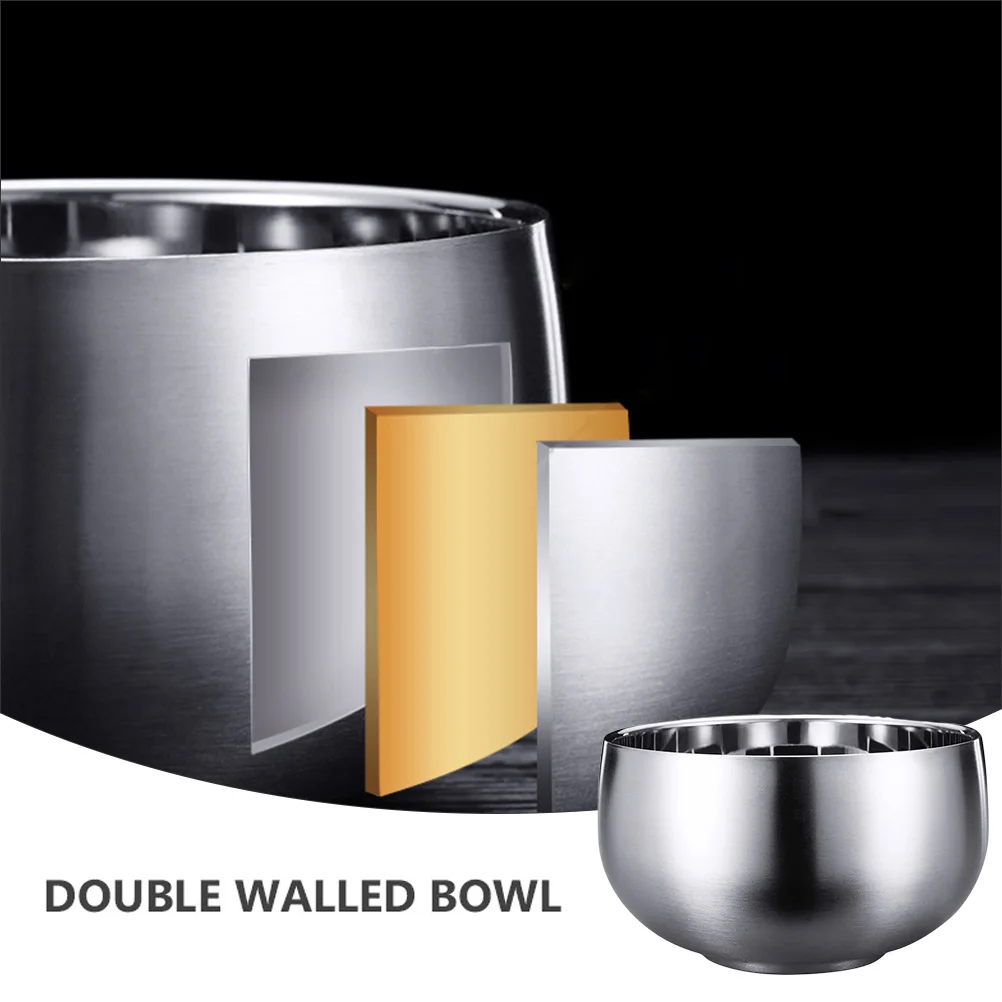 Stainless Steel Soup Bowl Double Walled Insulated Heat Resistant Food Bowl For Home Restaurant Hotel Use Kitchen Barware Serving
Stainless Steel Soup Bowl Double Walled Insulated Heat Resistant Food Bowl For Home Restaurant Hotel Use Kitchen Barware Serving