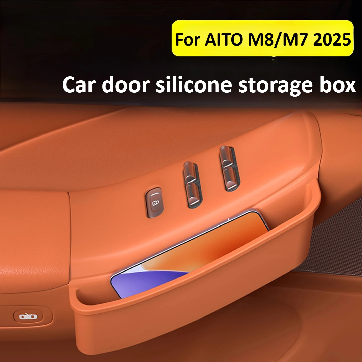 For AITO M8/M7 2025 Car Window Glass Lift Panel Silicone Storage Box Protective Modification Accessories 
For AITO M8/M7 2025 Car Window Glass Lift Panel Silicone Storage Box Protective Modification Accessories