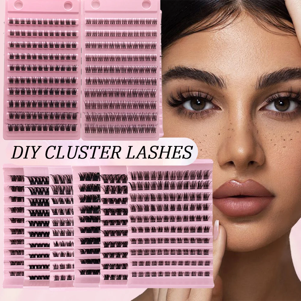 Wholesale 5 boxes 600pcs 3D Fluffy Volume Individual Cluster Eyelashes Set 8-16mm D Curl Natural Wispy Lashes Extension Segments
Wholesale 5 boxes 600pcs 3D Fluffy Volume Individual Cluster Eyelashes Set 8-16mm D Curl Natural Wispy Lashes Extension Segments