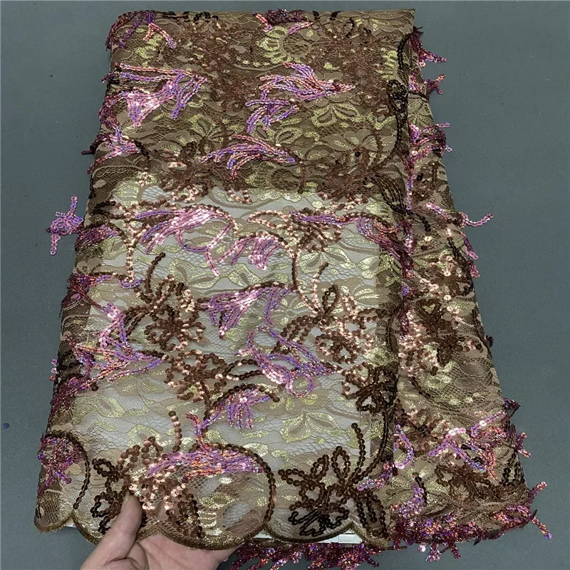 5 Yard Hot Selling French Lace With Sequins African Tulle Cord Guipure Lace Net Embroidered Fabric For Wedding Party PS012602
5 Yard Hot Selling French Lace With Sequins African Tulle Cord Guipure Lace Net Embroidered Fabric For Wedding Party PS012602