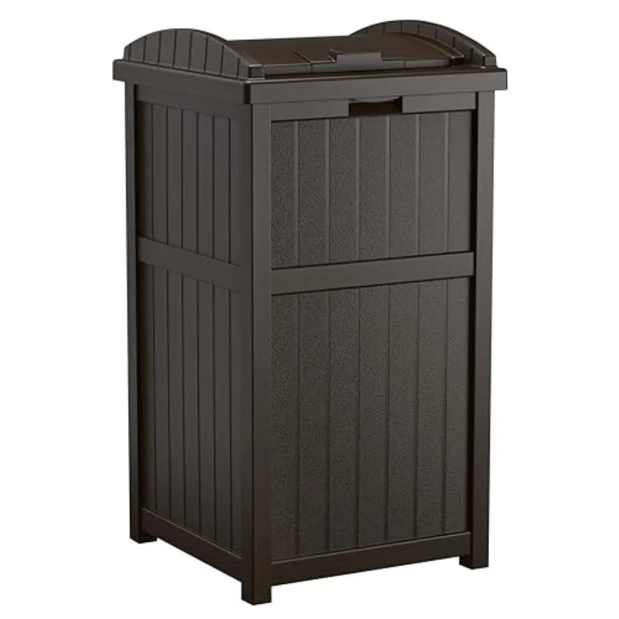 33 Gallon Durable Resin Hideaway Outdoor Garbage Can with Secure Lid and Wicker Design for Home Backyards, Decks, or Patios, Ja
33 Gallon Durable Resin Hideaway Outdoor Garbage Can with Secure Lid and Wicker Design for Home Backyards, Decks, or Patios, Ja