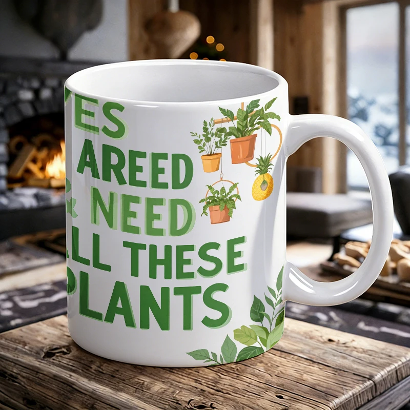 Plant Lover Slogan Mug, Green Potted Succulent Ceramic, Coffee Cup, Milk Cup, Office Tea Cup, Gift for Friends, Fade-Resistant
Plant Lover Slogan Mug, Green Potted Succulent Ceramic, Coffee Cup, Milk Cup, Office Tea Cup, Gift for Friends, Fade-Resistant