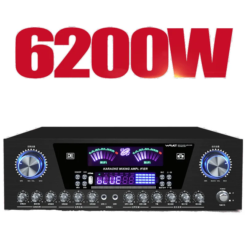 Профессиональный усилитель мощности для конференц-карт KTV, мощный бытовой усилитель мощности для караоке, Bluetooth
Профессиональный усилитель мощности для конференц-карт KTV, мощный бытовой усилитель мощности для караоке, Bluetooth