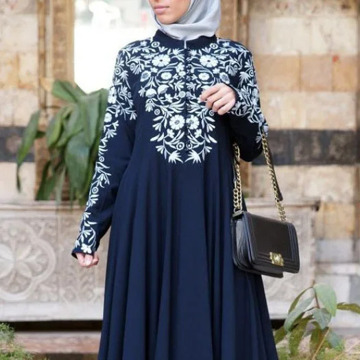Women Maxi Dress Muslim Printing Long Sleeves A Line Middle East Gowns Abaya Elegant Muslim Dubai Party Clothes
Women Maxi Dress Muslim Printing Long Sleeves A Line Middle East Gowns Abaya Elegant Muslim Dubai Party Clothes