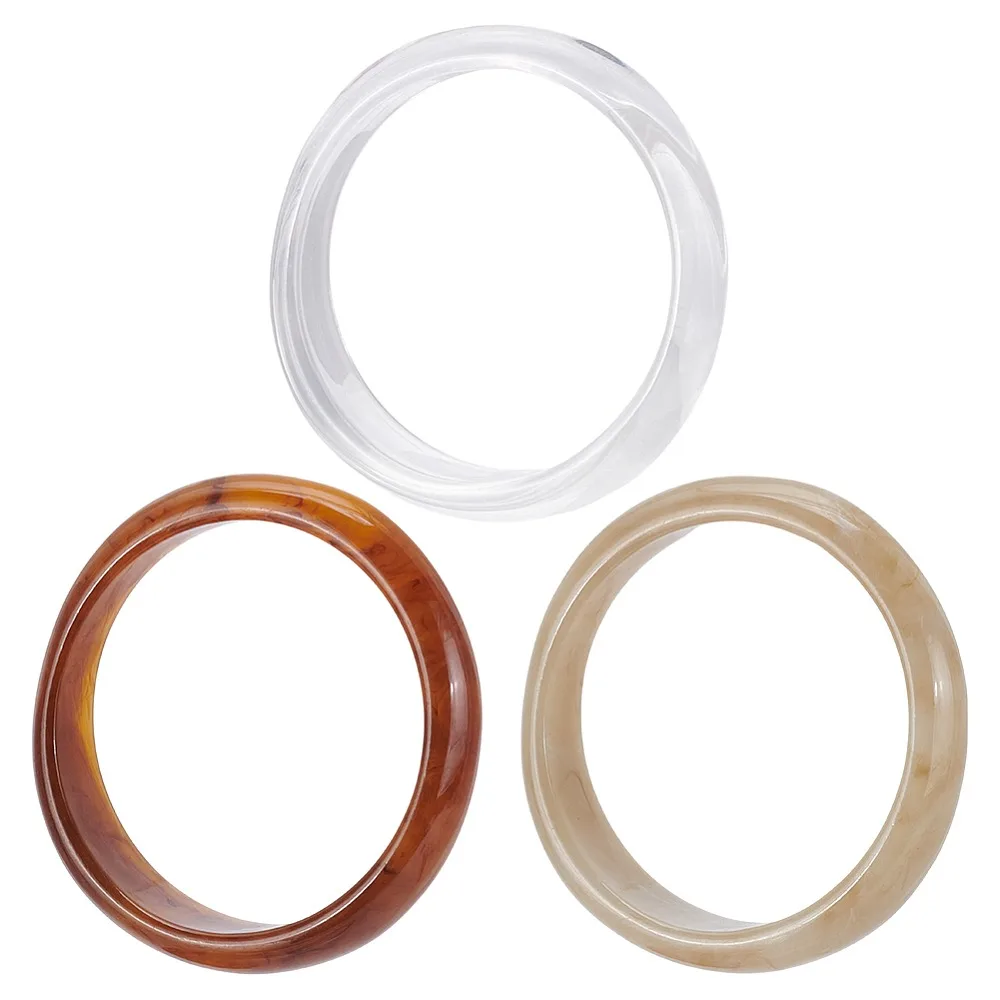 3Pcs 3 Colors Acrylic Bangles Imitation Marble Bangles Mixed Color Inner Diameter: 2-5/8 inch(6.8cm) 1pc/color
3Pcs 3 Colors Acrylic Bangles Imitation Marble Bangles Mixed Color Inner Diameter: 2-5/8 inch(6.8cm) 1pc/color