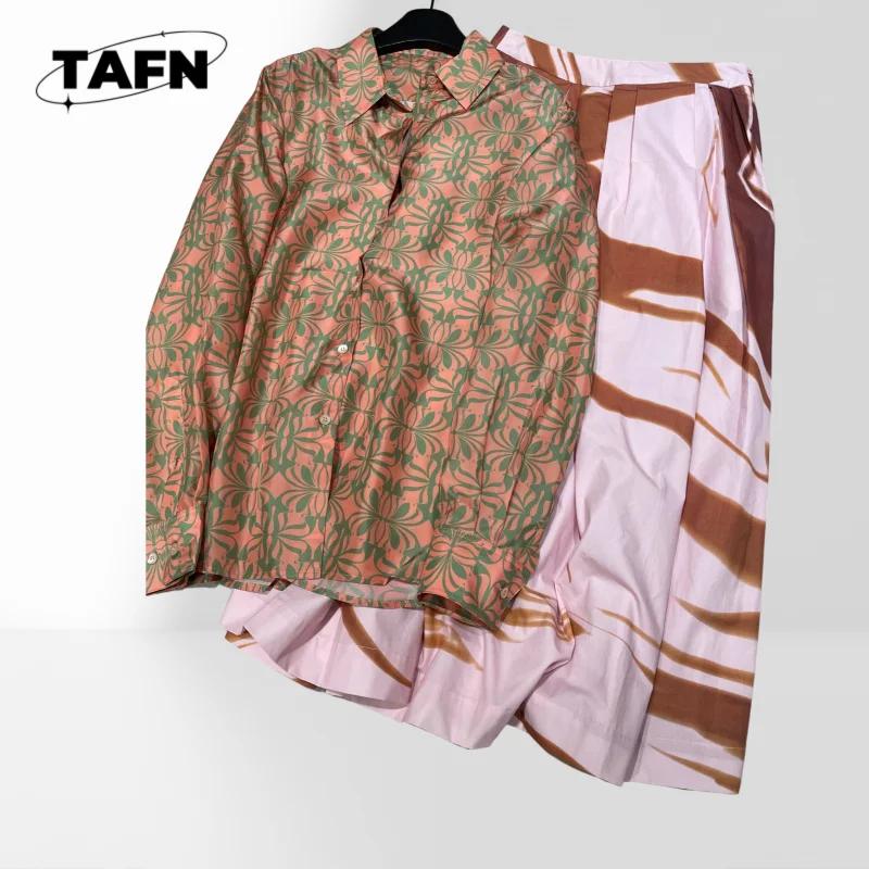 25 New Printed Pattern Cotton High Waist A- line Skirt New Pattern Printed Silk Long Sleeve Shirt Skirt Outfit Texture AG2336
25 New Printed Pattern Cotton High Waist A- line Skirt New Pattern Printed Silk Long Sleeve Shirt Skirt Outfit Texture AG2336
