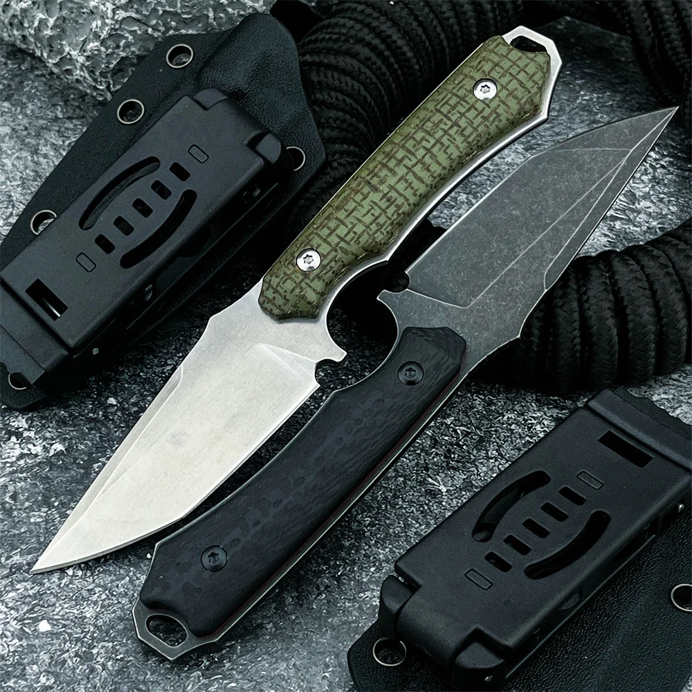 Многофункциональный уличный нож с фиксированным лезвием 8CR13MOV, стальное лезвие G10, ручка для джунглей, охоты, кемпинга, инструмент для повседневного переноски с ножнами
Многофункциональный уличный нож с фиксированным лезвием 8CR13MOV, стальное лезвие G10, ручка для джунглей, охоты, кемпинга, инструмент для повседневного переноски с ножнами
