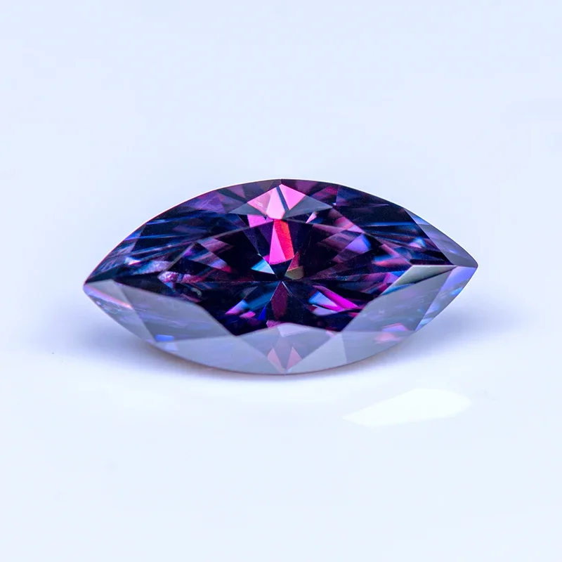 Moissanite Stone Gemstone Imperial Purple Marquise Cut Color Lab Grown Diamond Charms Woman Jewelry Making with GRA Certificate
Moissanite Stone Gemstone Imperial Purple Marquise Cut Color Lab Grown Diamond Charms Woman Jewelry Making with GRA Certificate