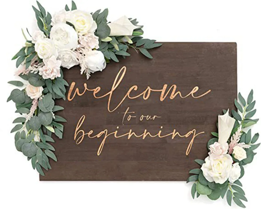 Artificial Wedding Arch Flowers Kit Boho Dusty Rose Blue Eucalyptus Garland Drapes for Wedding Decorations Welcome Sign
Artificial Wedding Arch Flowers Kit Boho Dusty Rose Blue Eucalyptus Garland Drapes for Wedding Decorations Welcome Sign