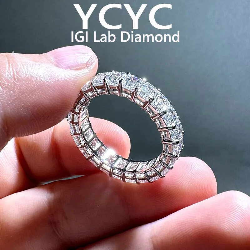 Lab Grown Diamond Ring platinum Pt950 Gold Emerald Cut Diamond CVD HPHT DEF VS each 0.2ct -0.5ct engagement Ring eternity band
Lab Grown Diamond Ring platinum Pt950 Gold Emerald Cut Diamond CVD HPHT DEF VS each 0.2ct -0.5ct engagement Ring eternity band