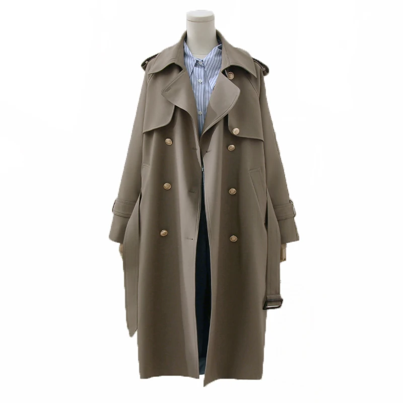 Autumn New Brand Women Coffee Trench Coat Long Windbreaker Lady Fashion Trend Double-Breasted Slim Long New Female Trench
Autumn New Brand Women Coffee Trench Coat Long Windbreaker Lady Fashion Trend Double-Breasted Slim Long New Female Trench