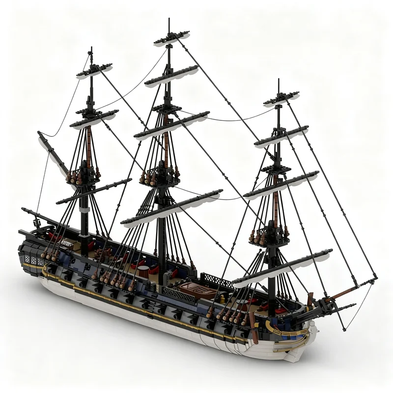 7273PCS MOC Pirate Sailing Ship Frigate Surveillante Model Space Fighter DIY Creative Ideas Child Toy Assembly Puzzle Gift Kids
7273PCS MOC Pirate Sailing Ship Frigate Surveillante Model Space Fighter DIY Creative Ideas Child Toy Assembly Puzzle Gift Kids