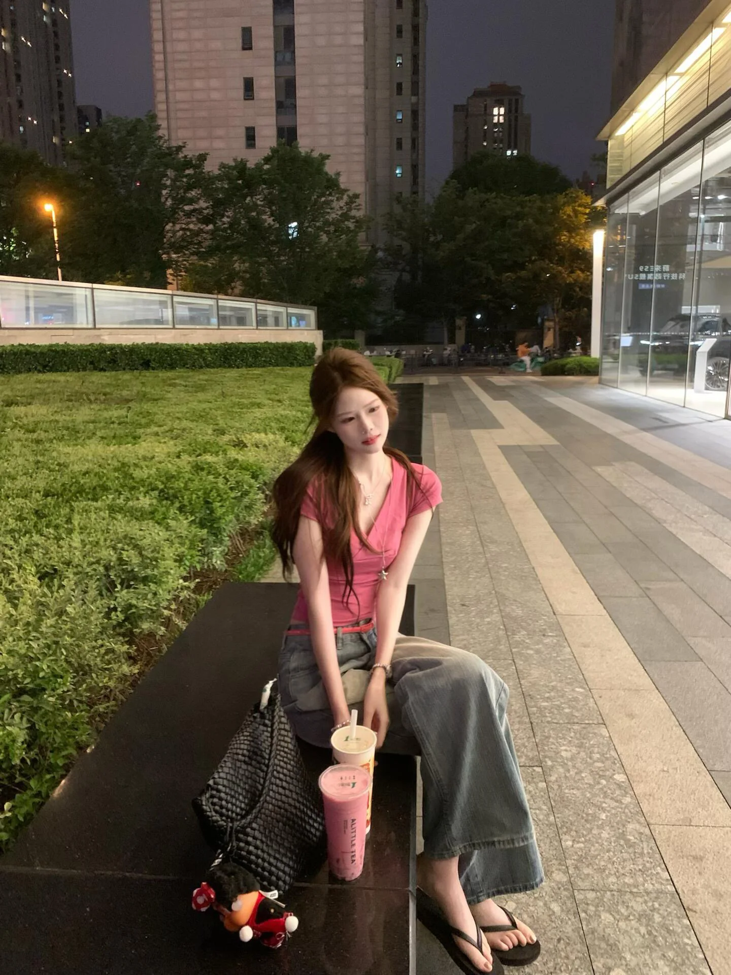 Pink V-Neck Short Sleeve T-Shirt Women's Summer Slim Fit Waist-Cinching Beautiful Korean Style Top Cross over Shoulder
Pink V-Neck Short Sleeve T-Shirt Women's Summer Slim Fit Waist-Cinching Beautiful Korean Style Top Cross over Shoulder