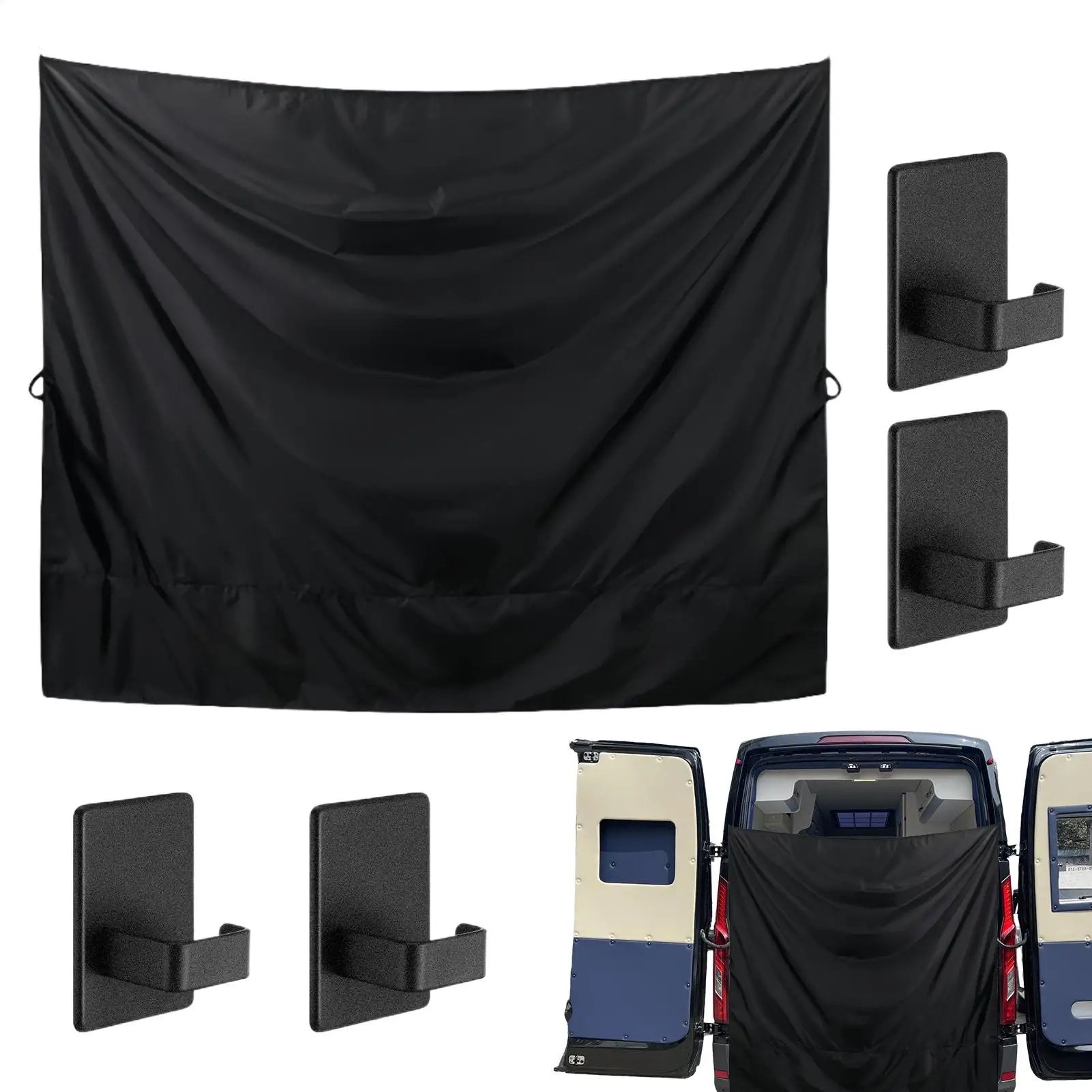 Car Privacy Curtain Reusable Car Rear Door Shower Drape With 4Pcs Magnetic Hooks Adjustable Automotive Rear Seat Divider
Car Privacy Curtain Reusable Car Rear Door Shower Drape With 4Pcs Magnetic Hooks Adjustable Automotive Rear Seat Divider