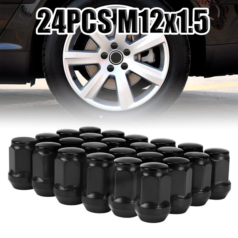 24 шт. X1.5 Колесные гайки, черная гайка с ушком, гнездо для LandCruiser Prado, для Ford Steel, автомобильные аксессуары, инструменты
24 шт. X1.5 Колесные гайки, черная гайка с ушком, гнездо для LandCruiser Prado, для Ford Steel, автомобильные аксессуары, инструменты