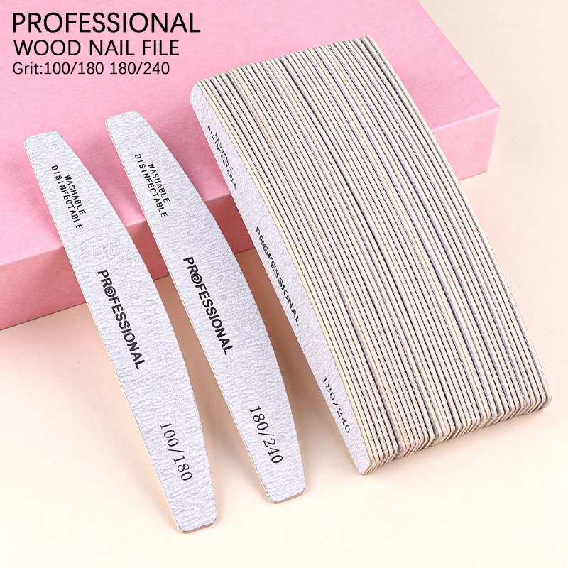 50/100Pcs Wooden Nail File 100/180 180/240 Grit Emery Board Double Sided Grey Boat Manicure Pedicure Buffer Sandpaper Polishing
50/100Pcs Wooden Nail File 100/180 180/240 Grit Emery Board Double Sided Grey Boat Manicure Pedicure Buffer Sandpaper Polishing