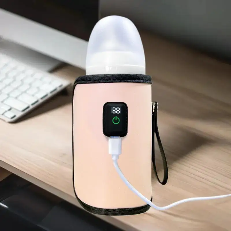 Bottle Feeding Heater Sleeve with 7-Heat Options, USB-Charged Insulated Breastmilk Warmer Bag
Bottle Feeding Heater Sleeve with 7-Heat Options, USB-Charged Insulated Breastmilk Warmer Bag