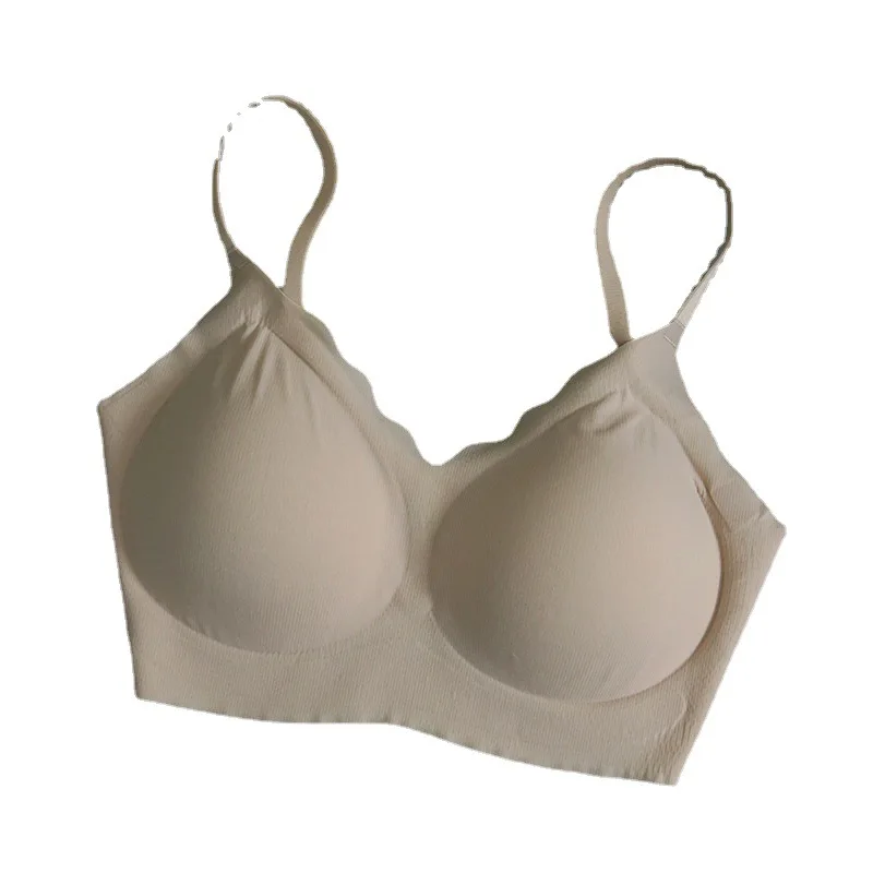 Spring and summer lightweight silk fitting vest style bra with seamless soft support and no steel ring beautiful back underwear
Spring and summer lightweight silk fitting vest style bra with seamless soft support and no steel ring beautiful back underwear