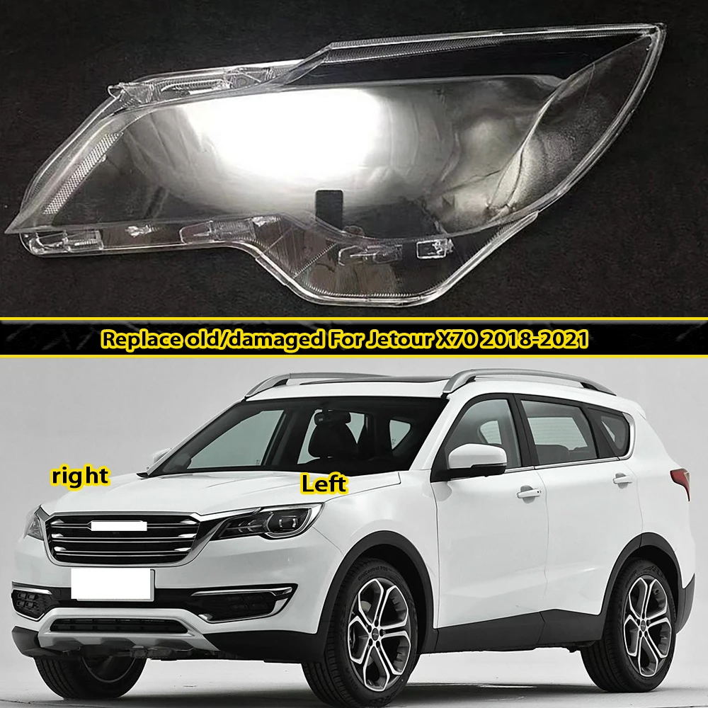 For Jetour X70 2018-2021 Headlamp Cover Headlight Shell Transparent Lens Plexiglass Replacement
For Jetour X70 2018-2021 Headlamp Cover Headlight Shell Transparent Lens Plexiglass Replacement