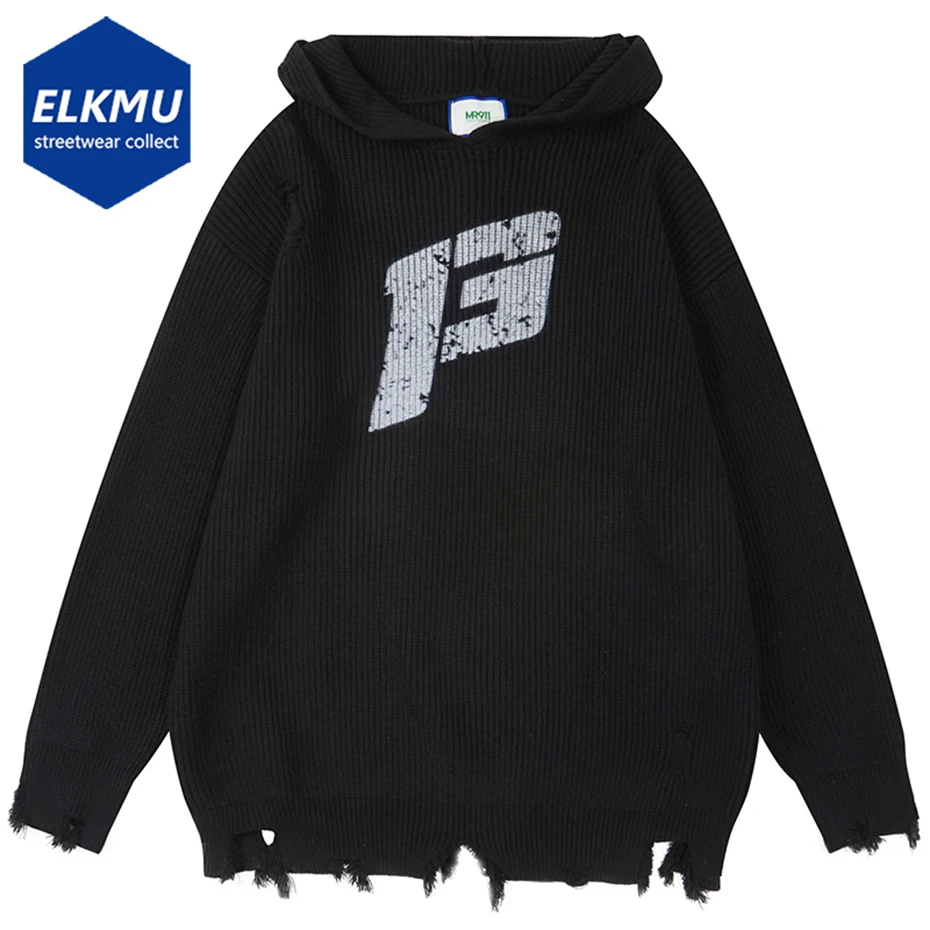 Streetwear Hip Hop Men Sweaters Ripped Tassel Hooded Sweaters Knit Jumpers Harajuku Oversized Sweaters Knitwear
Streetwear Hip Hop Men Sweaters Ripped Tassel Hooded Sweaters Knit Jumpers Harajuku Oversized Sweaters Knitwear